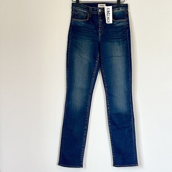 NWT L'AGENCE Marka Straight Jean in Monterey - Size 25 - Picture 2 of 7